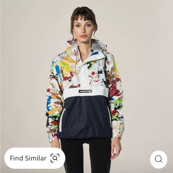 Limited Edition Members Only unisex Looney Tunes Collab Oversized Jacket KY2 - Picture 2 of 13